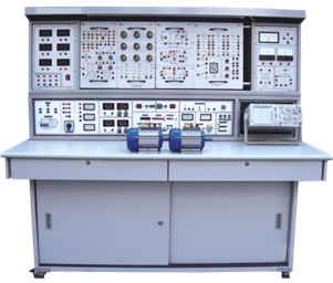 立式模电数电电工电气控制实验装置,带直流电机实验教学设备