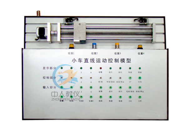 小车运动控制系统实物教学模型,直线运动plc控制对象系统